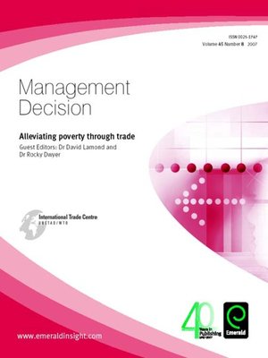 cover image of Management Decision, Volume 45, Issue 8